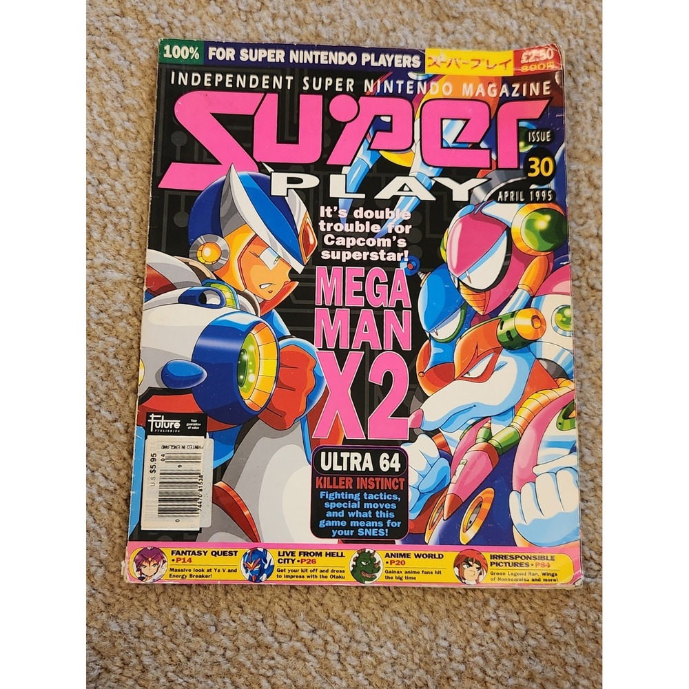 Issue 30 of Super Play Magazine Mega Man X2